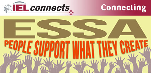 ESSA: People Support What They Create (silhouettes of text holding up the text)