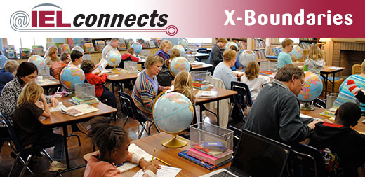 IELconnects X-Boundaries: Community schools students study geography with community mentors.