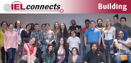 @IELconnects - Building: a diverse group of YouthACT participants pose together for a group photo.