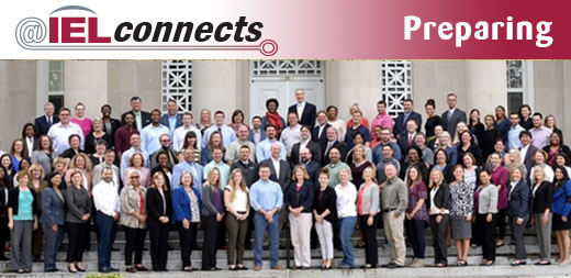 A large group of EPFP alumni pose for a group photo in Washington, D.C.