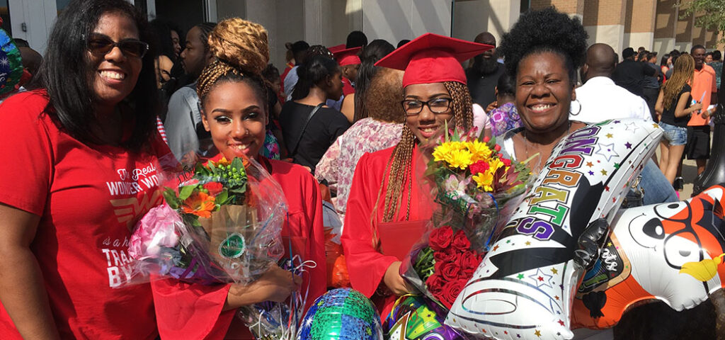 graduates long crop