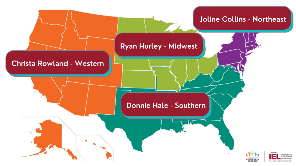 US map depicting deputy director regions